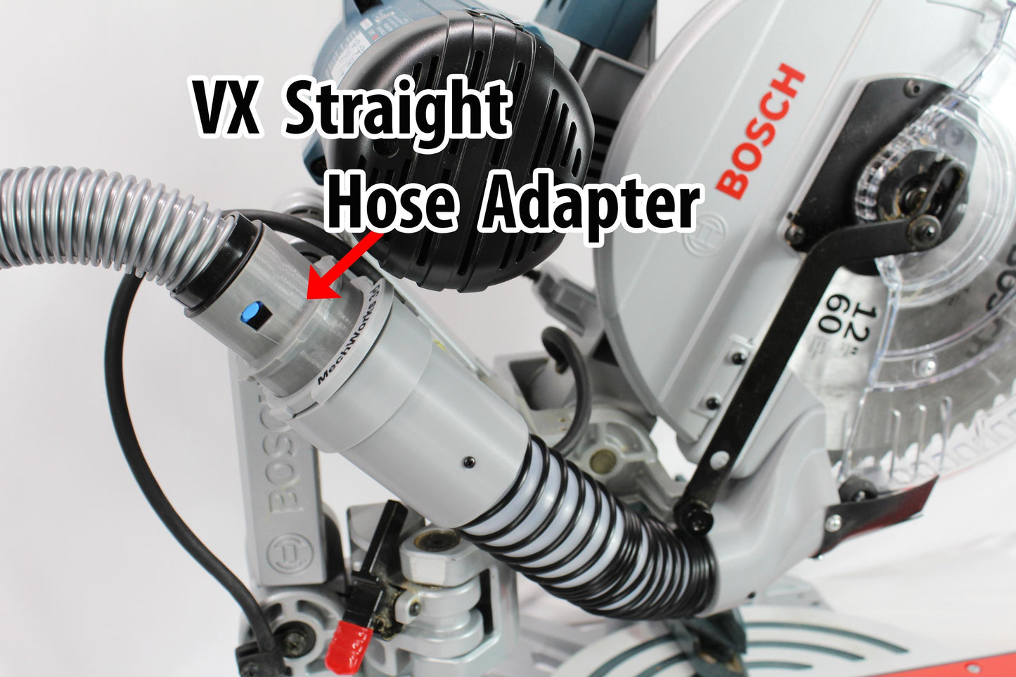 VX Straight Hose Adapter for ALL MechWorks3d Dust Chutes MechWorks3D