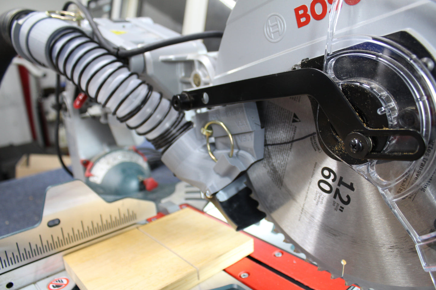 Bosch Miter GCM12SD Dust Chute, Heaviest on the market, Thick Walls, Simple Pin Pull Removal, 3 Main ADAPTERS Included MechWorks3D 