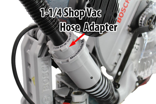 1-1/4 Shop Vac Hose Adapter for ALL  MechWorks3d Dust Chutes